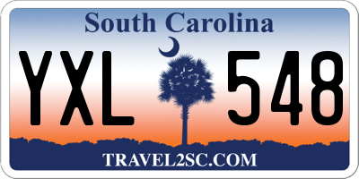 SC license plate YXL548