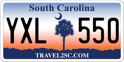 SC license plate YXL550