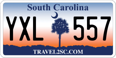 SC license plate YXL557