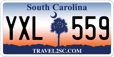 SC license plate YXL559