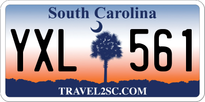 SC license plate YXL561