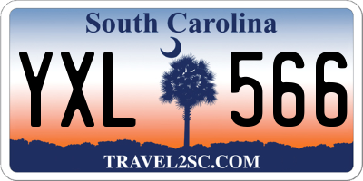 SC license plate YXL566