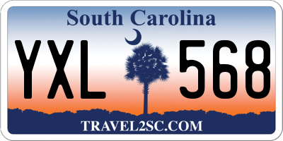 SC license plate YXL568