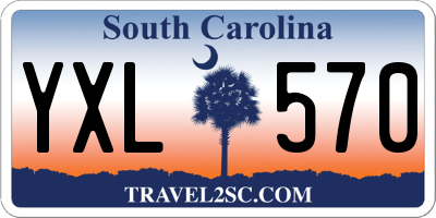 SC license plate YXL570