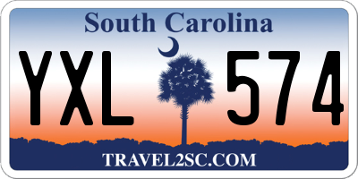 SC license plate YXL574