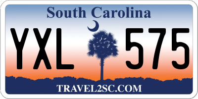 SC license plate YXL575