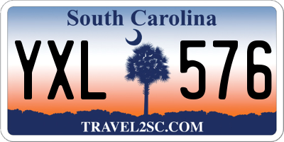 SC license plate YXL576