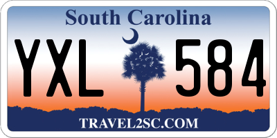 SC license plate YXL584