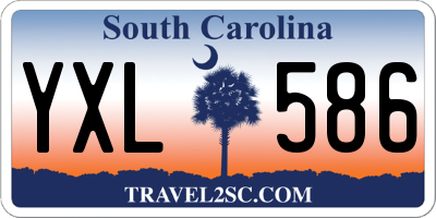 SC license plate YXL586