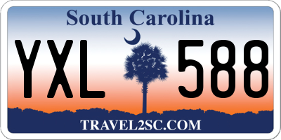 SC license plate YXL588