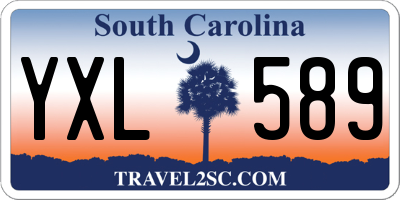 SC license plate YXL589