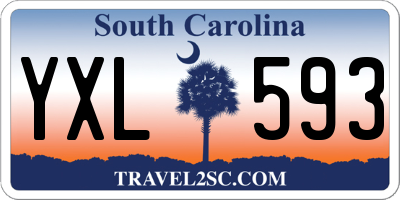 SC license plate YXL593