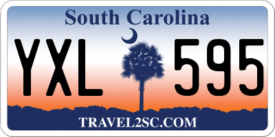 SC license plate YXL595