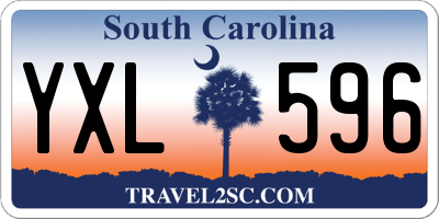 SC license plate YXL596