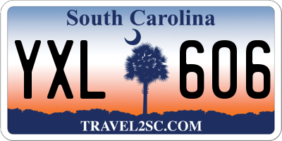 SC license plate YXL606