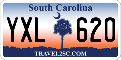 SC license plate YXL620