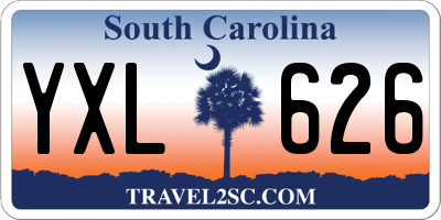 SC license plate YXL626