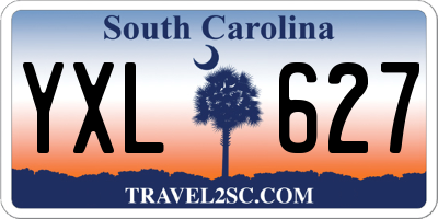 SC license plate YXL627