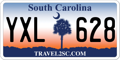 SC license plate YXL628