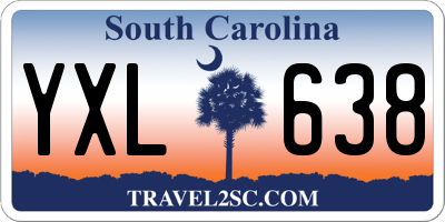 SC license plate YXL638