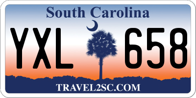 SC license plate YXL658