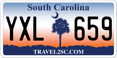 SC license plate YXL659