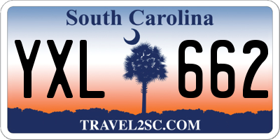 SC license plate YXL662