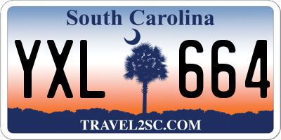 SC license plate YXL664