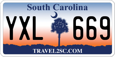SC license plate YXL669