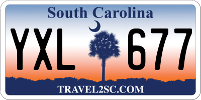SC license plate YXL677