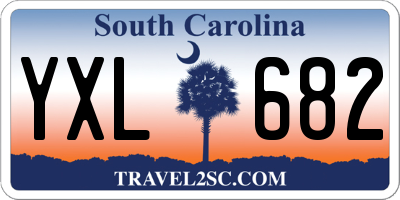SC license plate YXL682