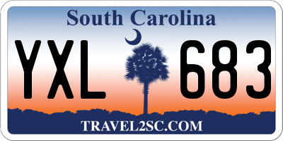 SC license plate YXL683