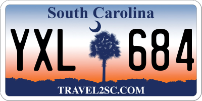 SC license plate YXL684