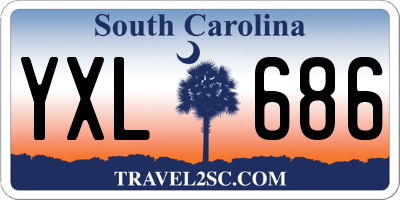 SC license plate YXL686