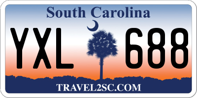 SC license plate YXL688