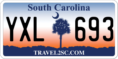 SC license plate YXL693