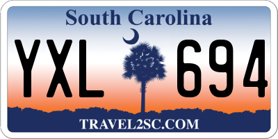 SC license plate YXL694