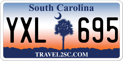 SC license plate YXL695