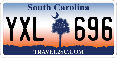 SC license plate YXL696