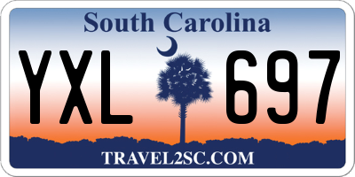 SC license plate YXL697