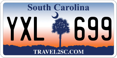 SC license plate YXL699