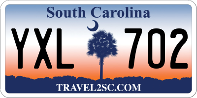 SC license plate YXL702