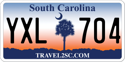 SC license plate YXL704