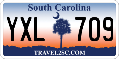 SC license plate YXL709