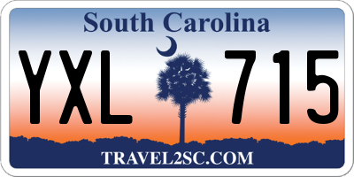 SC license plate YXL715