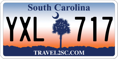 SC license plate YXL717
