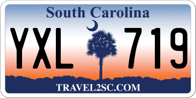 SC license plate YXL719