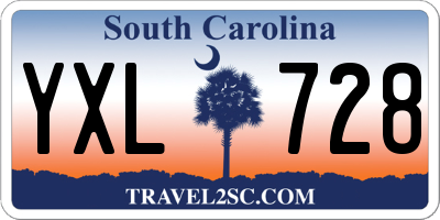 SC license plate YXL728