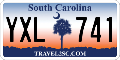 SC license plate YXL741