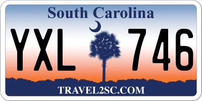SC license plate YXL746